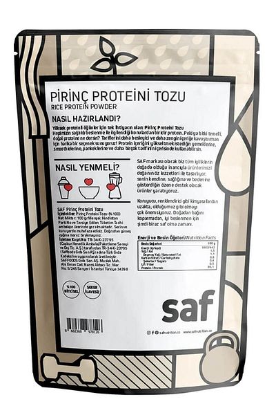 Saf Nutrition 100 G Rice Protein Powder