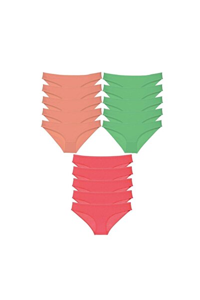 Royaleks 15 Pieces Super Eco Set Lycra Women's Slip Panties 536