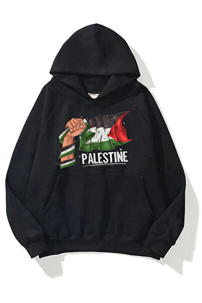 bellanova Φούτερ Unisex Oversize με κουκούλα - T Printed