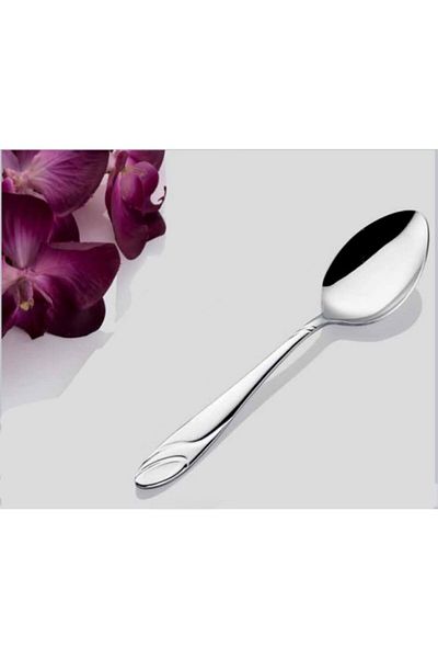 İNTER CELİK Gülistan Model Dessert Spoon 12 Pieces