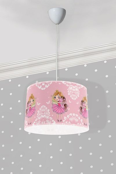 Bebişim Halı Princess Girl and Pony Children's Room Pendant Chandelier