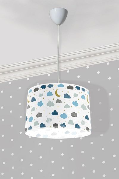 Bebişim Halı My Baby Bi138 Polka Dot Children's Room Pendant Chandelier