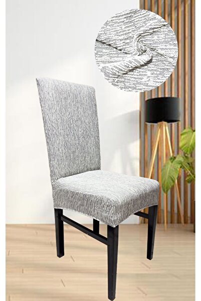 UYUMEV كرسي منقوش من قماش الجاكار Taşgri - غطاء مطاطي قابل للغسل ومرن، قطعة و...