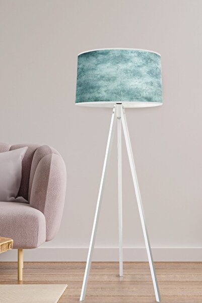 CAPRİCE HALI Mavi Eskitme Desenli Dekoratif Modern Lambader