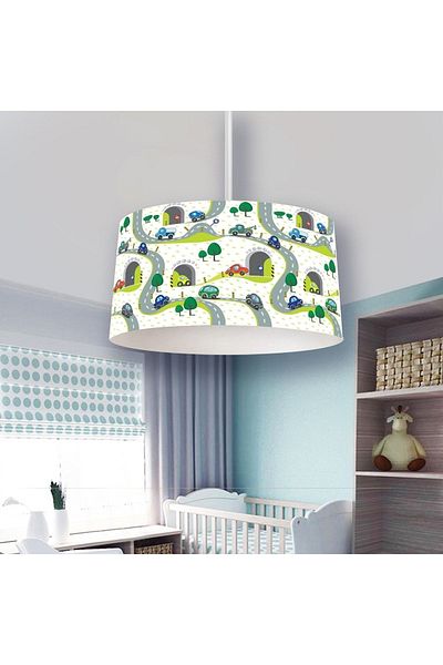 Bebişim Halı Patterned Car Pendant Chandelier