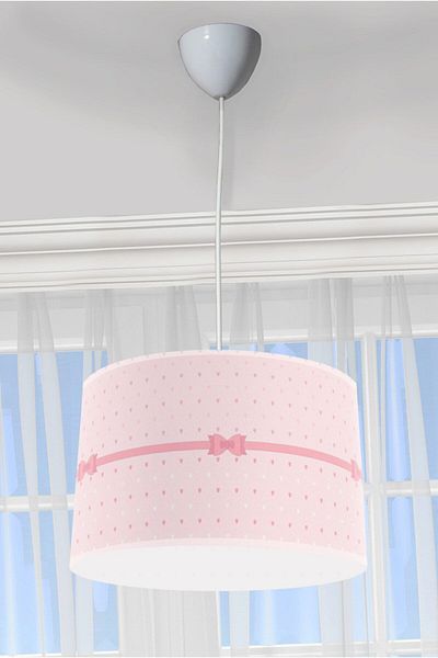 CAPRİCE HALI Pink Ribbon - Children's Room Pendant Chandelier