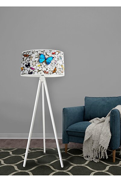 Bebişim Halı Kelebekli Dekoratif Modern Lambader