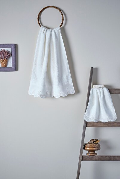 Nazik Home 50 x 90 см Рушник для обличчя з вишивкою Ramos