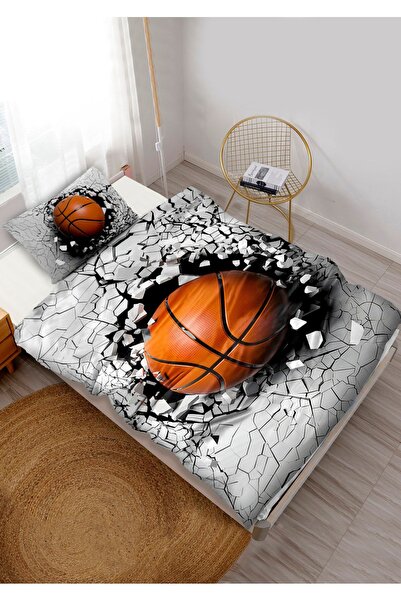 CAPRİCE HALI Basket Ball Baby Kids Single Duvet Cover Set