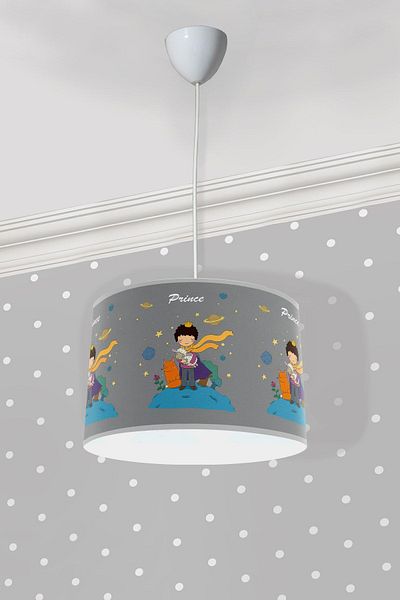 Bebişim Halı Little Prince and Fox Children's Room Pendant Chandelier
