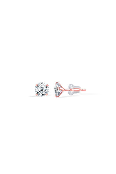 jelux silver 925 Ayar Gümüş 3 Mm Premium Star Kesim Zirkon Taşlı Silikon Kele...