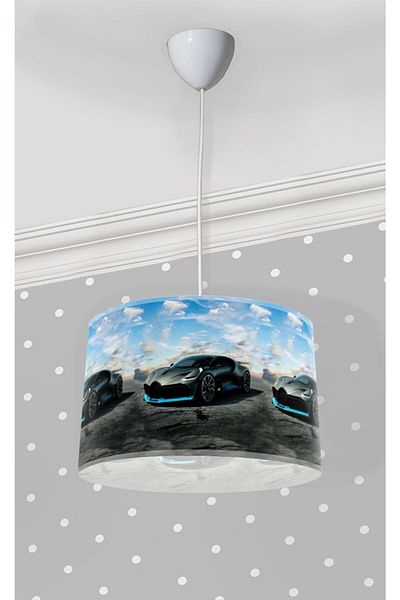 Bebişim Halı Racing Car Youth Children's Room Pendant Chandelier