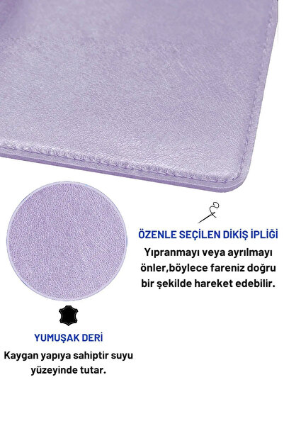 Lord Mountain 70x30 L Purple Leather Mouse Pad - Comfortable and Reversible Office and Table Mat Desk Mat