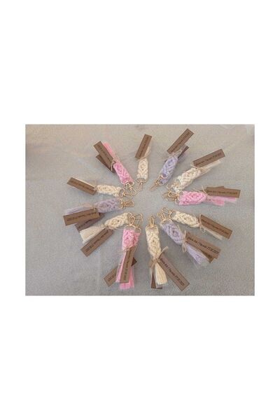 Sude Design مجموعة 30 سلسلة مفاتيح مكرامية