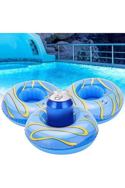 RENGARENK Colorful Inflatable Pool Toy and Cup Holder, Fun Option for Summer Fun