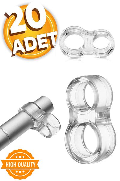Badem10 Suport pentru mânerul ușii din plastic siliconic transparent Opritor pentru bara de protecție pentru fereastră (20 buc.)