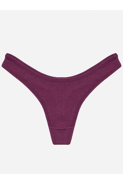 MİO ESTİLO 7-Piece Ribbed Thong
