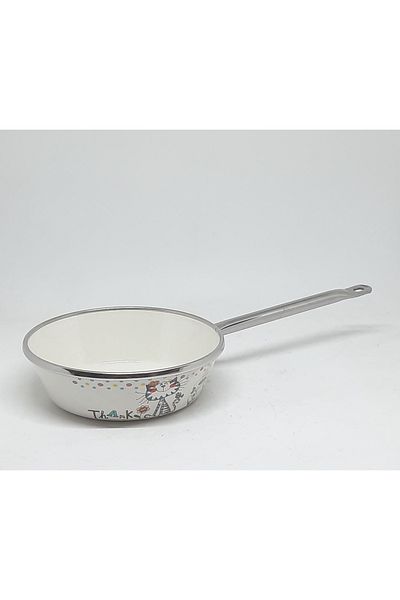 Avşar 12 cm Wide Enameled House - Food Pan