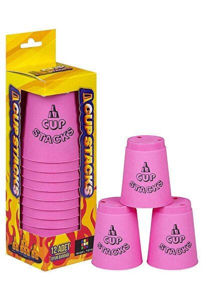 Doğan Oyuncak Dünyası Orijinal Speed Cup Stacks Pembe - Lisanslı Bardak Denge...