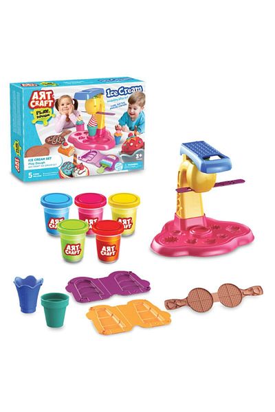 Doğan Oyuncak Dünyası Ice Cream Play Dough Set - Play Dough Set - Dough Sets - Dough Molds