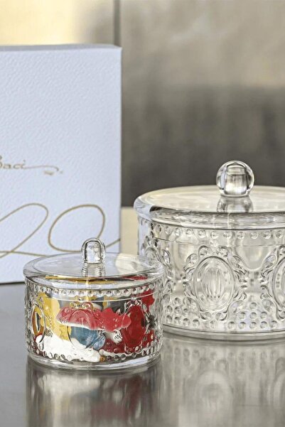 Baci Milano Baroque Rock Cake Mini Kavanoz Şeffaf