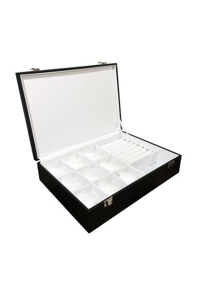 kutuveaksesuar Watch Ring Cufflinks And Glasses Multi-Purpose Jewelry Box Ottoman State Coat of Arms
