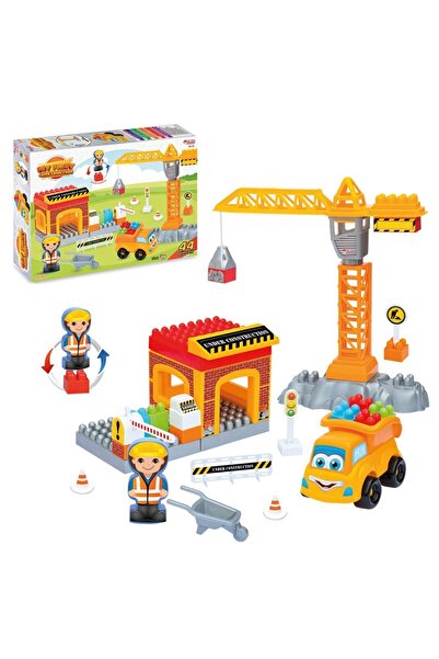 Doğan Oyuncak Dünyası Construction Blocks Crane 44 Pieces - Lego Toys - Vehicle Toys - Block Sets - Racing Set