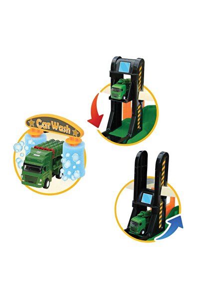 Doğan Oyuncak Dünyası Military Garage Set - Parking Lot Set - Car Set - Hotwheels Set - Station