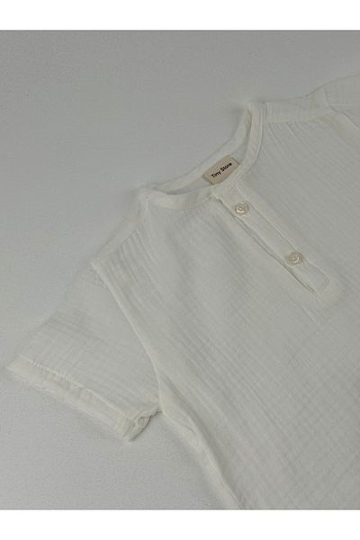 Tiny Boy's Striped Shorts Suit