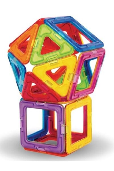 Doğan Oyuncak Dünyası Original Magical Magnet 30 Pieces - Original Magical Magnet - Magnet Lego - Magnetic Lego Set