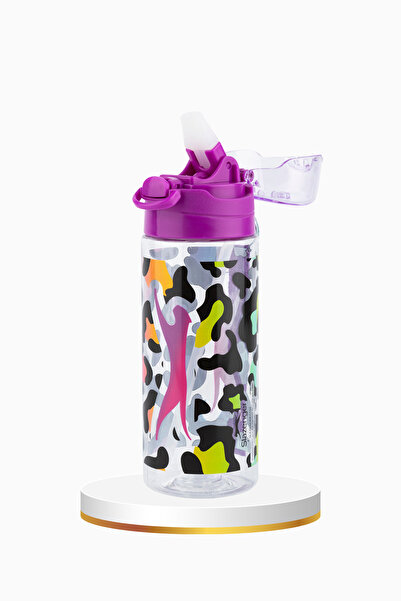 Slazenger New Season School Water Bottle - Licensed, Certified, Straw, Bpa-Fr...