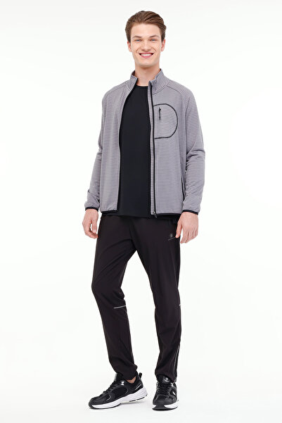 lumberjack ML HAUF 18C-OD1002 4PR Gri Erkek Eşofman Üstü