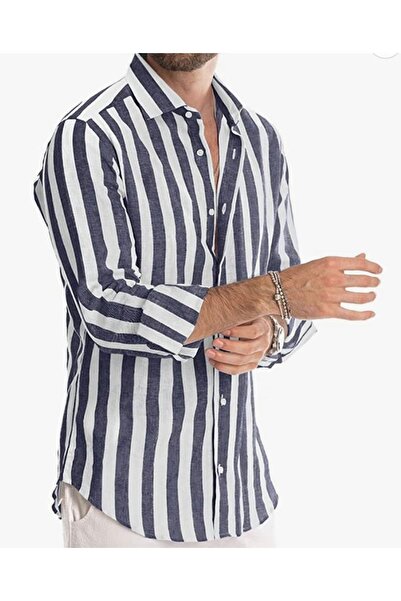 Piola Club Смугаста сорочка Slim Fit для чоловіків