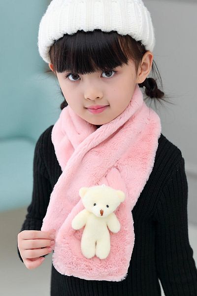 Nurnivus Huivi Children's Fleece Neck Collar Shawl - Plush Scarf, Camisole, Windproof