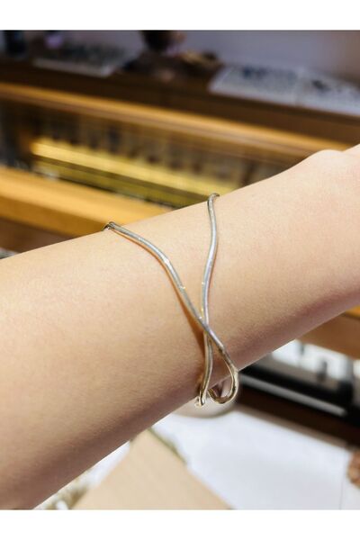Luna 2'li Gümüş Bilezik