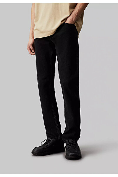 Calvin Klein Erkek AUTHENTIC STRAIGHT Jean Pantolon-Siyah