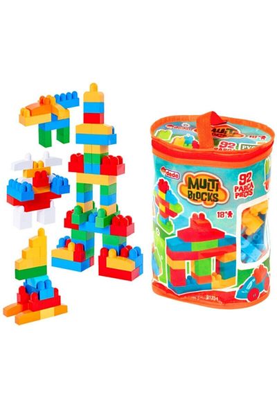 Uğurlu Avm Multi Blocks Activity Game Set 92 Piece Block Set