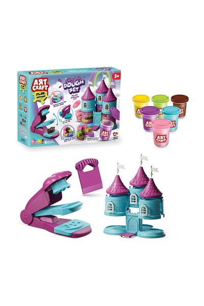 DEDE Fairy Tale Dough Play Set for Castle Making with 6 Dough -03737