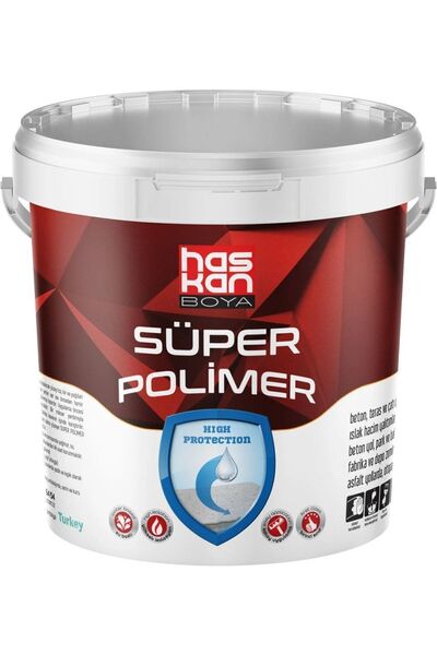 Haskan Süper Polimer Zemin - Teras - Kort Boyası Yeşil