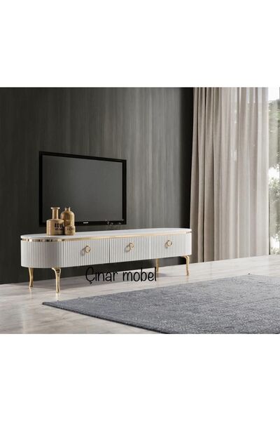 ÇINAR MOBEL RİVER TV ÜNİTE 2 METRE KOMPLE MDF BOYA