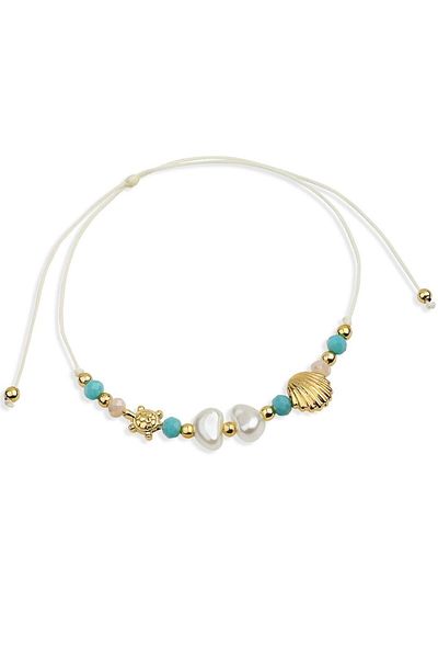 Klips Concept Minimal Turtle and D. Shell Detailed Anklet