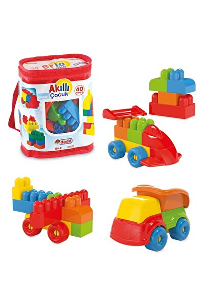 Doğan Oyuncak Dünyası Smart Kid 40 Pieces Lego - Lego Toys - Building Toys - Smart Lego - Smart Kid Lego