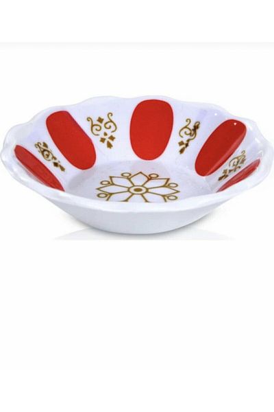 Köseoğlu 6-Piece Melamine Unbreakable Tea Plate - Coffee Shop