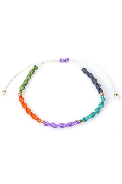 Klips Concept Colorful Rope Knitted Anklet