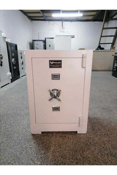 HG ÇELİK Para Kasası 62 Cm Beyaz