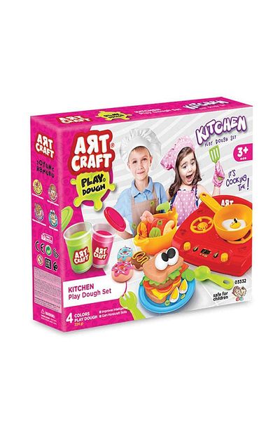 Doğan Oyuncak Dünyası Kitchen Dough Set (224 Gr.) - Play Dough Set - Dough Sets - Dough Molds