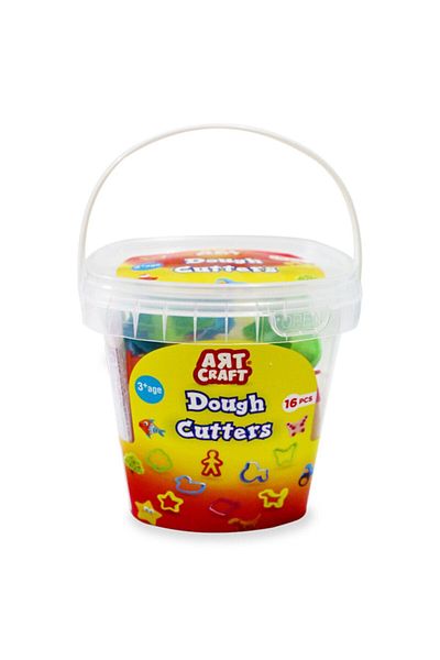 Doğan Oyuncak Dünyası Dough Molds Set (16 Pieces) - Play Dough Set - Dough Sets - Dough Molds