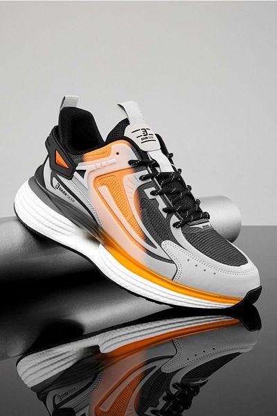 DARK SEER Enigma DS - Schwarz Orange Herren Sneaker