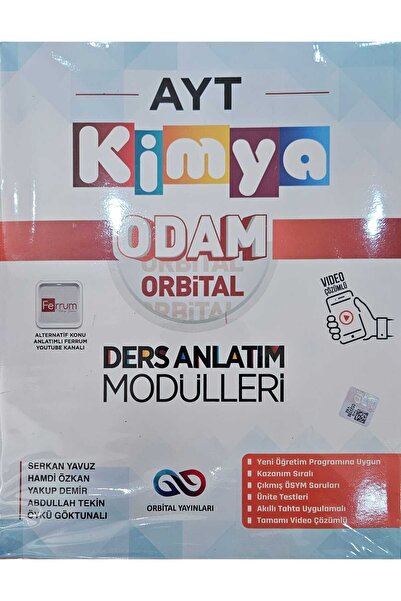 Orbital Yayınları ORBİTAL YAYINLARI AYT ODAM DERS ANLATIM MODÜLLERİ KİMYA 2025 ( ERZEN KİTAP )