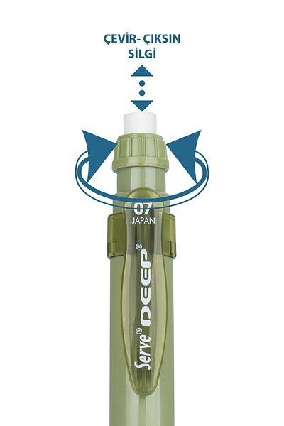 Serve Leaf Green Mechanical Pencil - 0.7 mm Sv-Deep-07-Yy